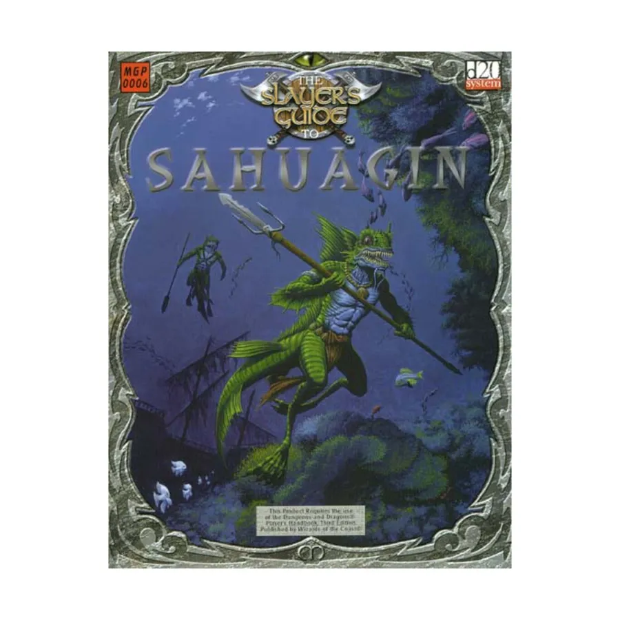 

Slayer's Guide to Sahuagin, Slayer's Guides (d20), мягкая обложка