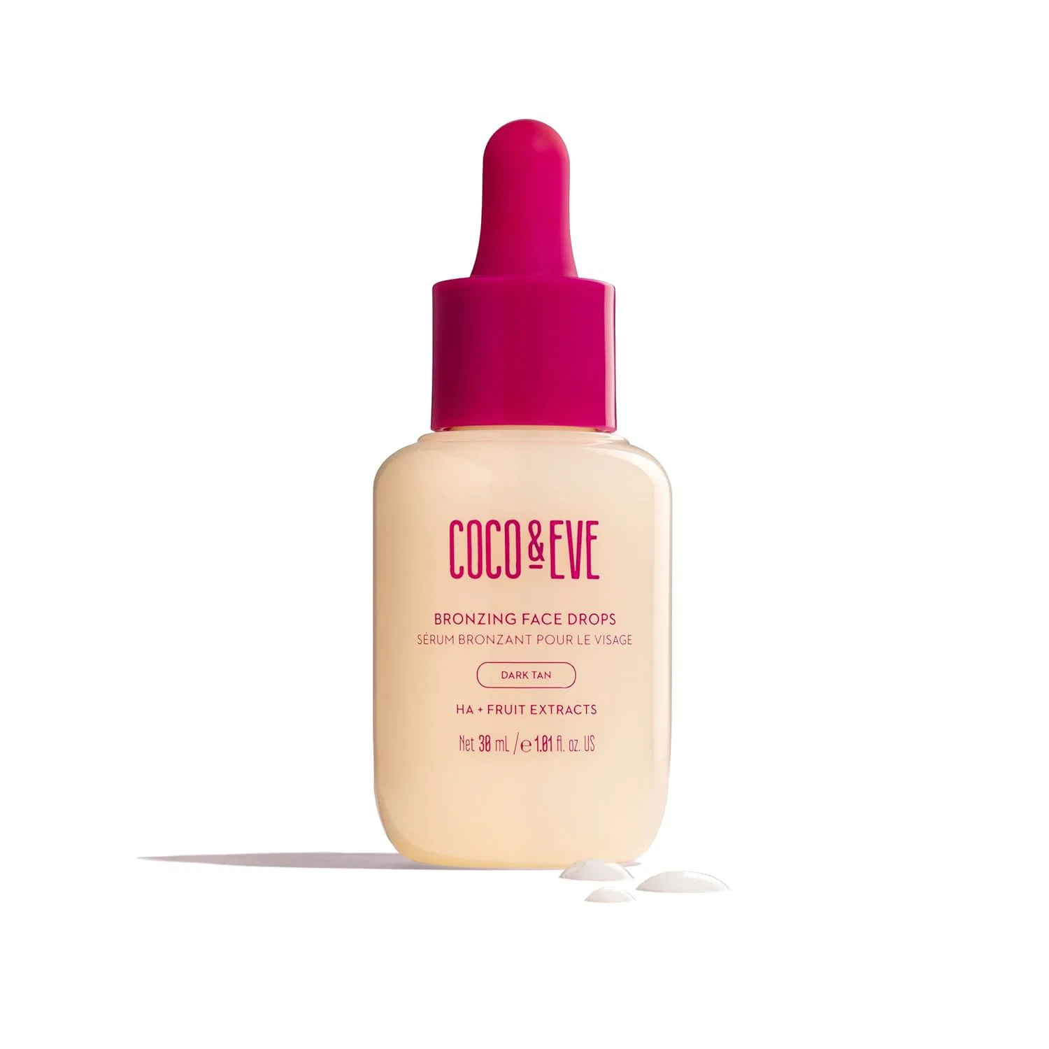 Капли-автозагар для лица «Bronzing Face Drops» 30 мл (Dark) от Coco & Eve Coco & Eve, Dark