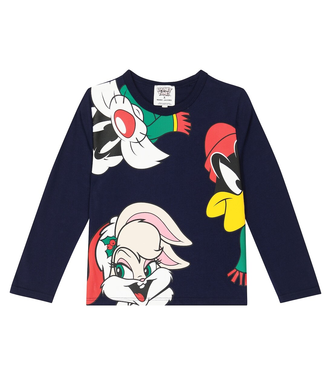 

Футболка из хлопкового джерси x loney tunes Marc Jacobs Kids, мультиколор