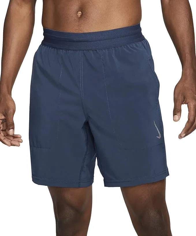 Мужские шорты Nike Yoga Dri-FIT, темно-синие — фото 2