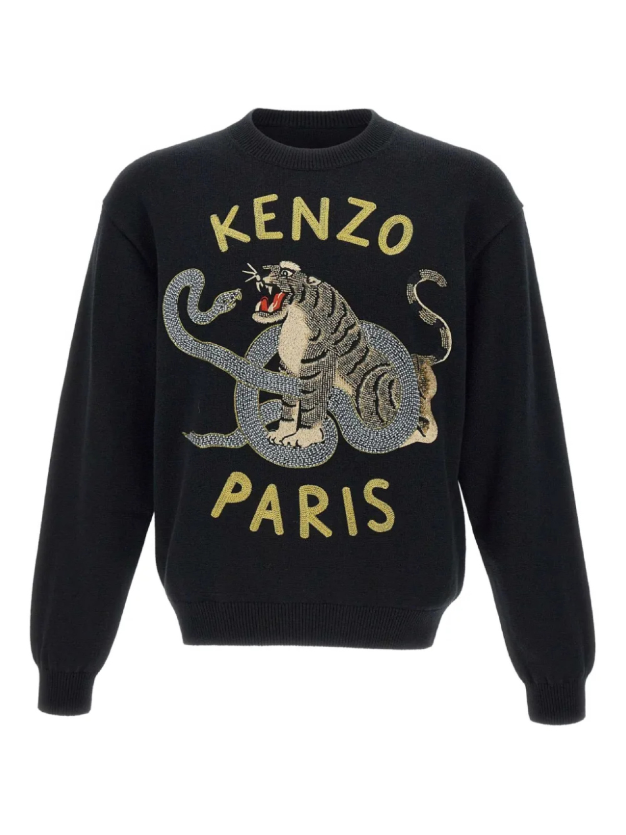 

Толстовка с вышитым логотипом Kenzo, черный