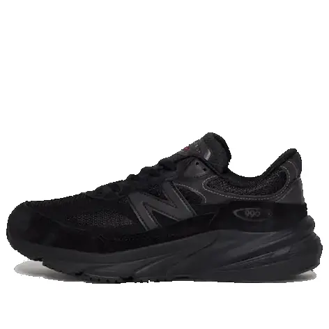 

Кроссовки 990v6 made in usa 'triple black' New Balance, черный