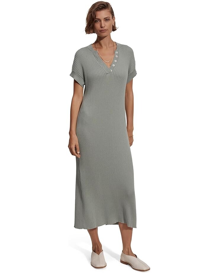 

Платье Varley Aria Knit Midi, цвет Green Mileu