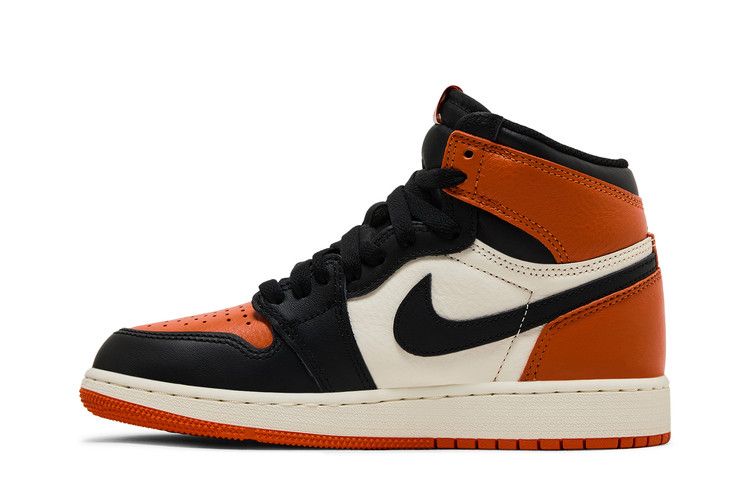 Кроссовки Air Jordan Air Jordan 1 Retro High OG GS 'Shattered Backboard' 2025, оранжевый — фото 4