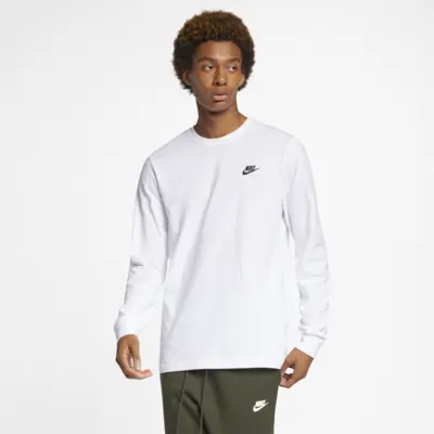 

Футболка Nike Sportswear Club, белый/черный