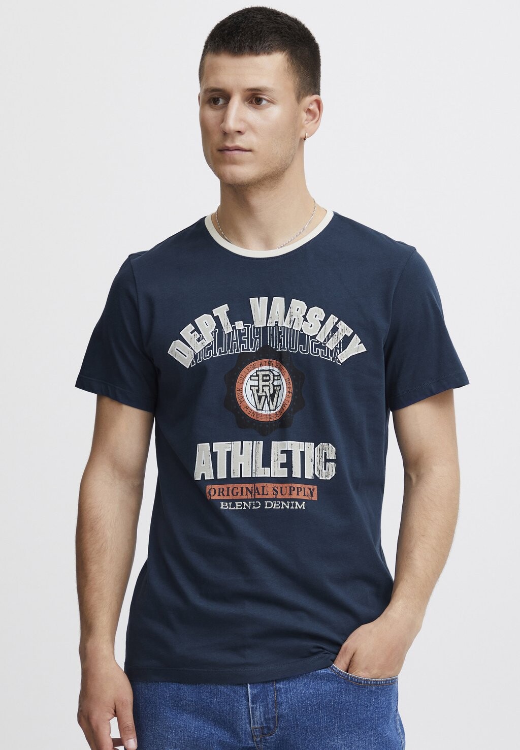 

Футболка с принтом Blend, цвет dress blues