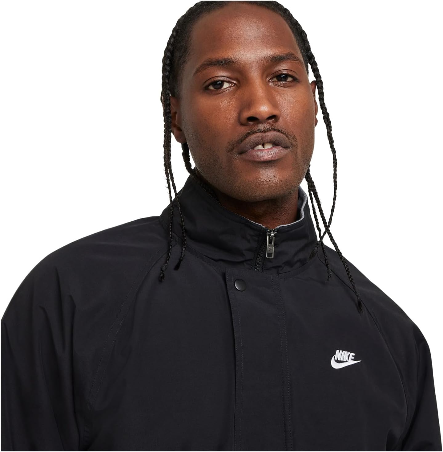Мужская куртка Club Futura Nike, Black/White — фото 3
