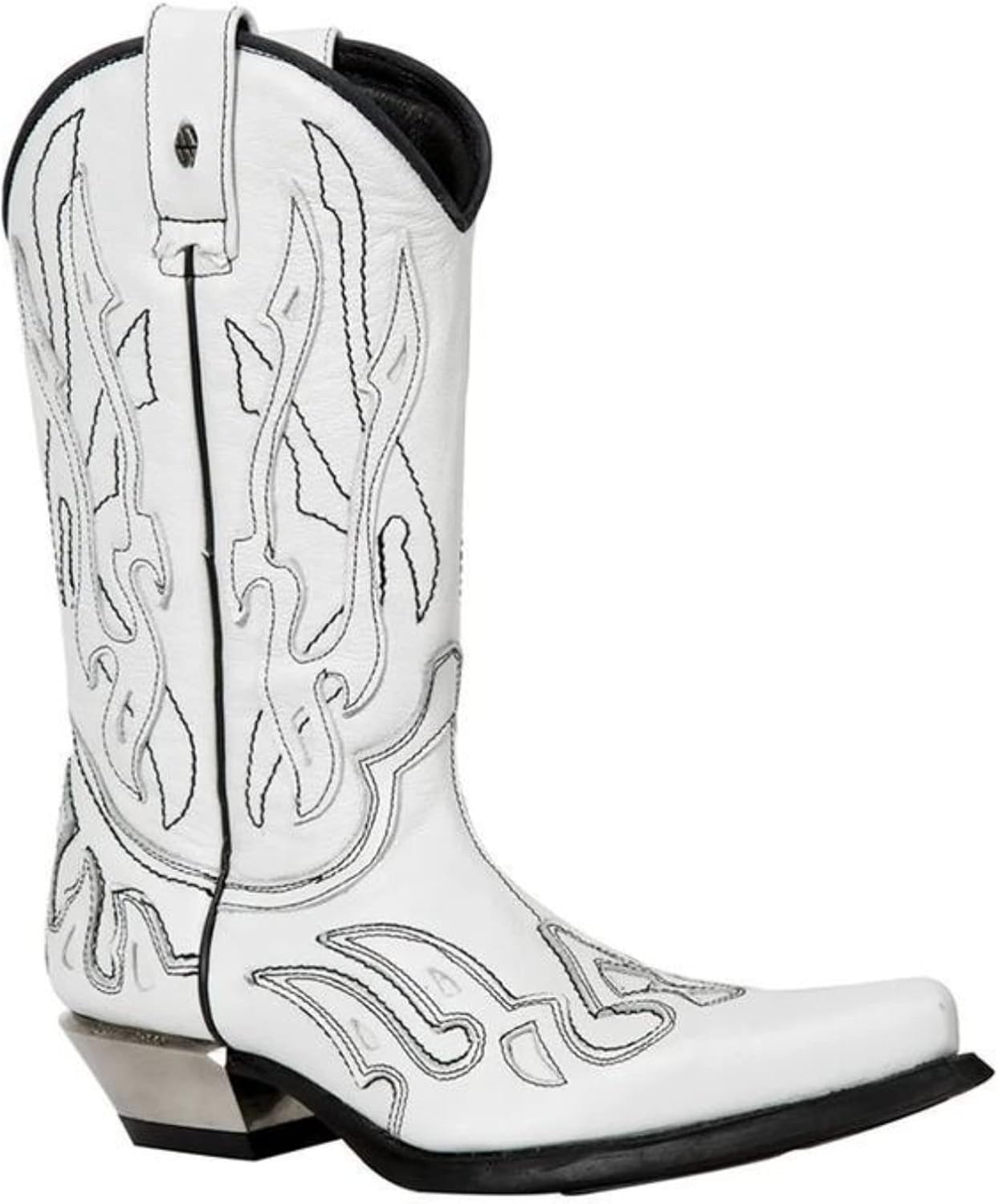 

Ботинки RUMITY Fashion Pointed Knight из искусственной кожи PU, водонепроницаемые, для мужчин и женщин, хлопковые, размеры 38-48 (черный, 45)