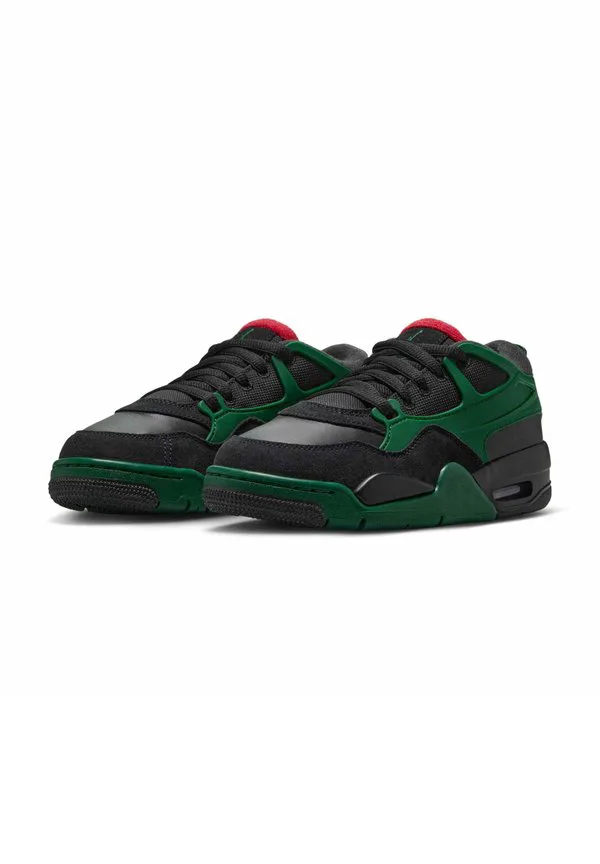 Кроссовки air 4 rm bg Jordan, Black/Varsity Red/Gorge Green — фото 2