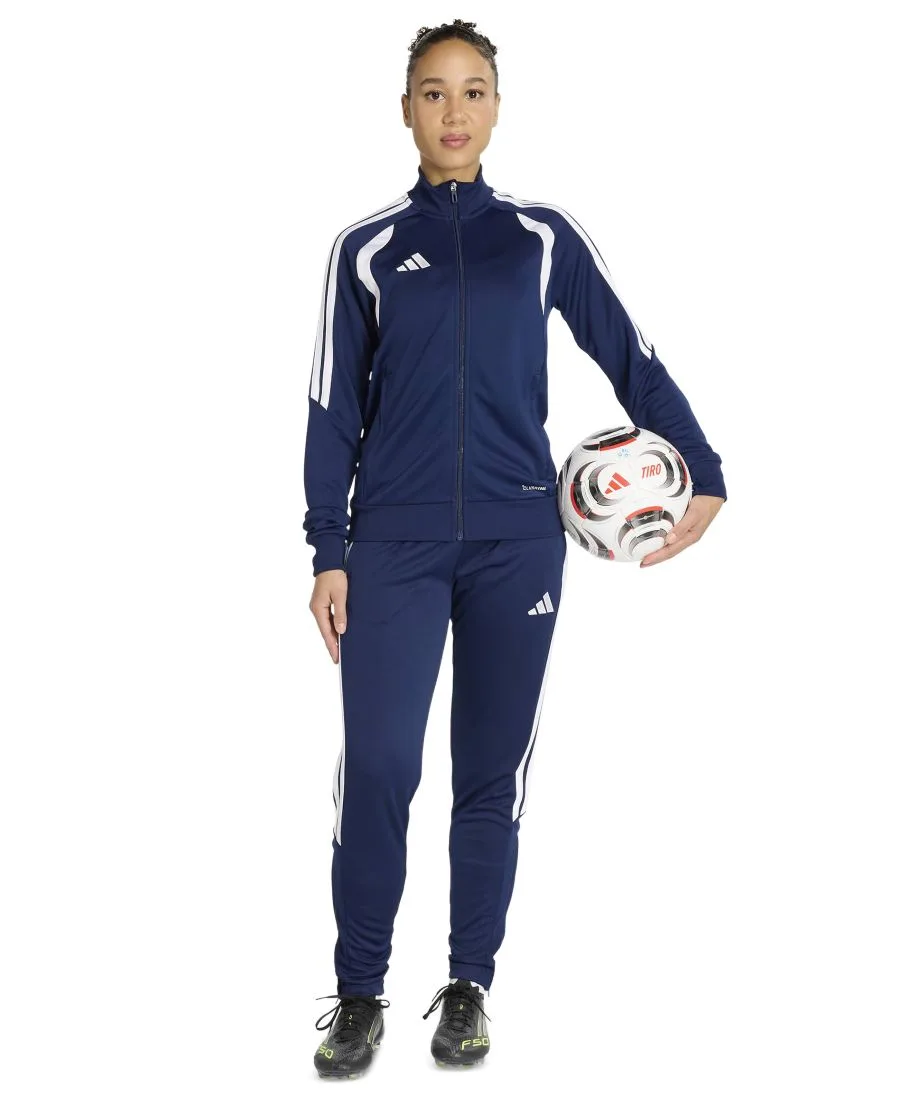 Женская куртка Tiro 26 Adidas, team темно-синий синий 2/белый — фото 2