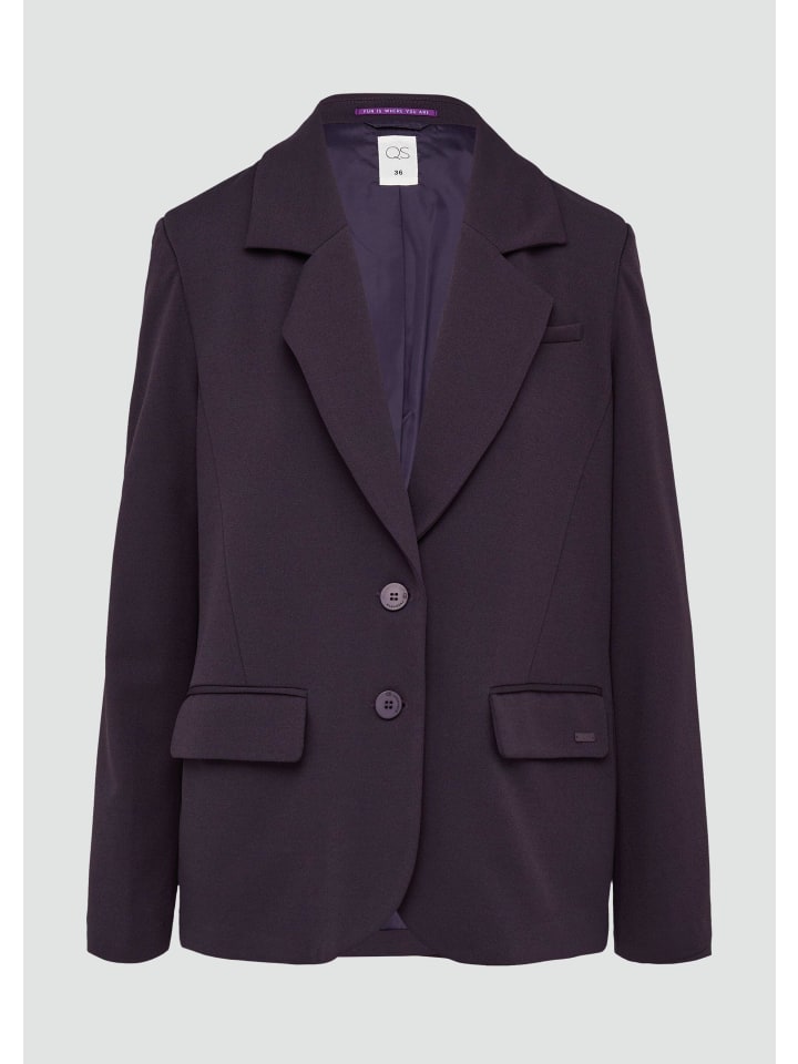 

QS Блейзер для дома в цвете 4988_баклажан