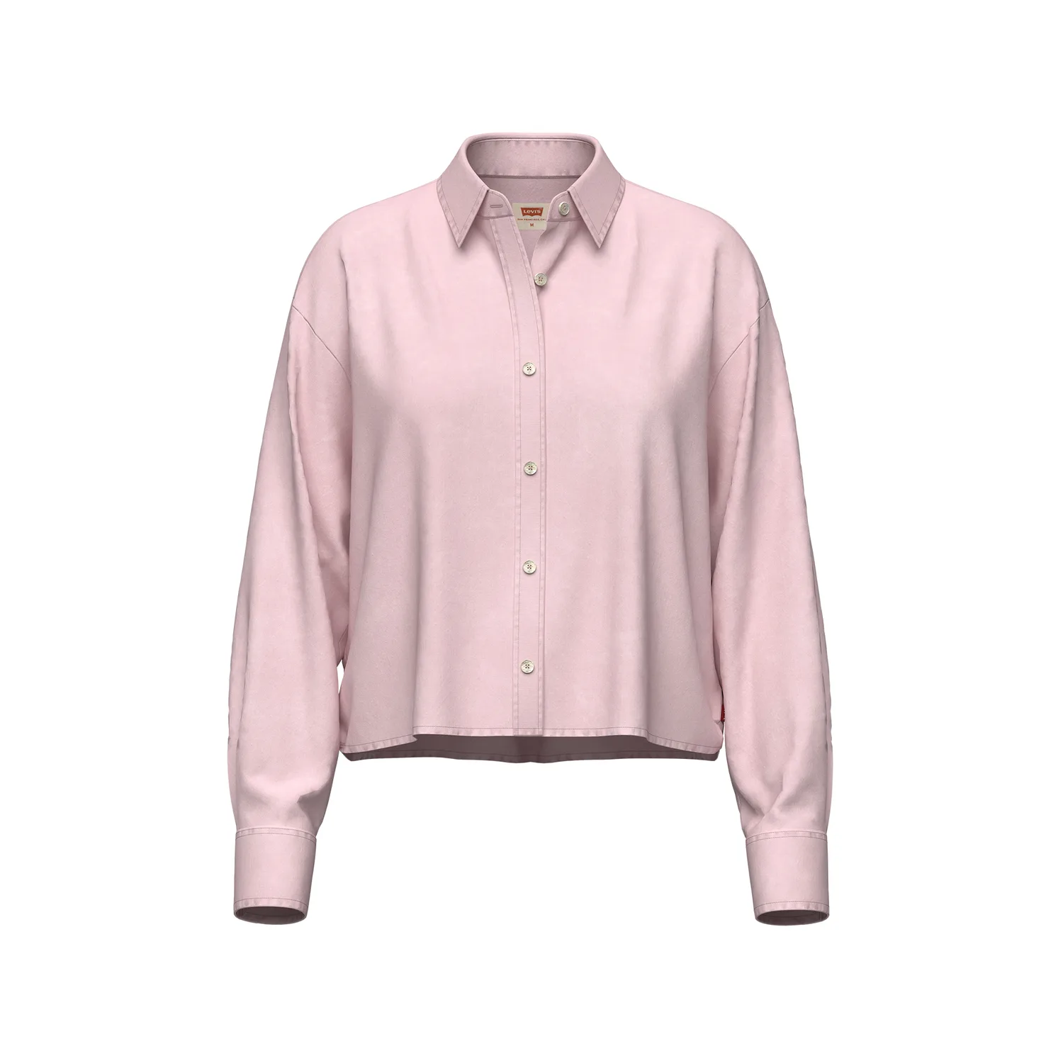 Levis Футболка Women's Coral Blush Pink Pointed Collar