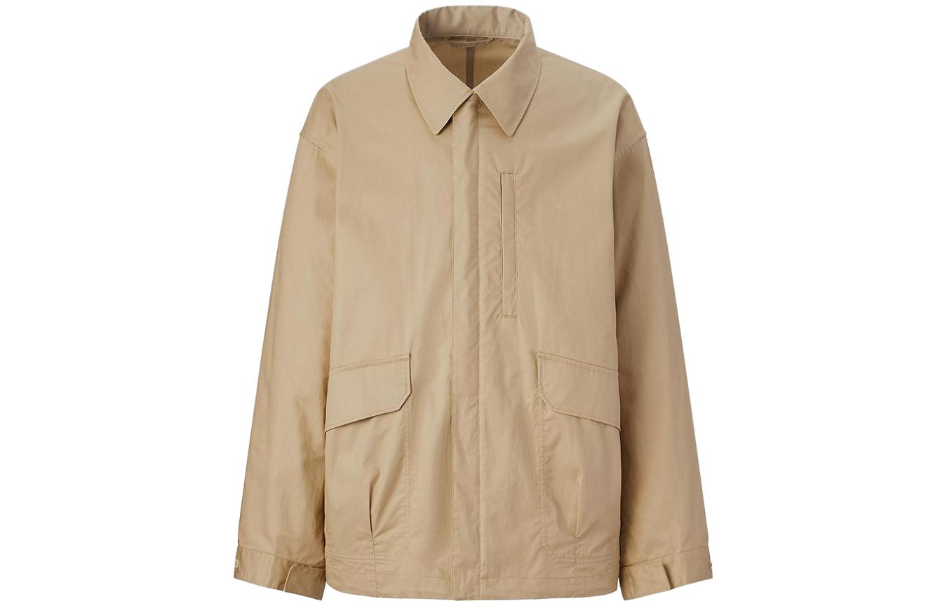 

UNIQLO Куртка мужская тёмно-бежевая, Dark Beige