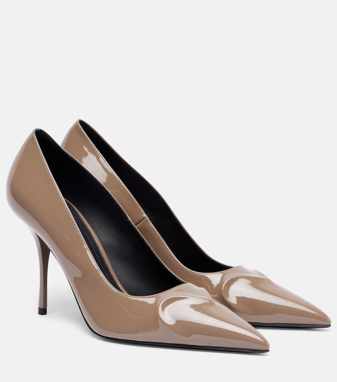 Лакированные туфли Le Cœur 3D 90 Alaïa, Tourterelle