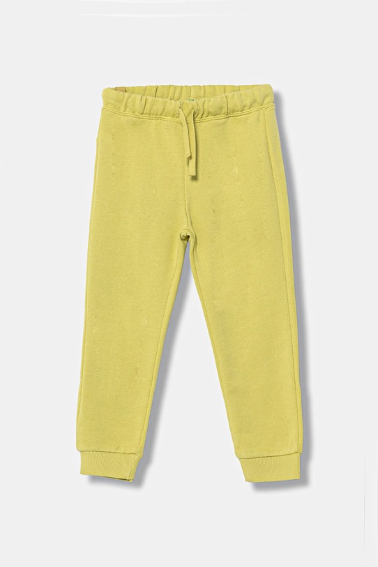 

Детские хлопковые спортивные брюки United Colors Of Benetton, зеленый