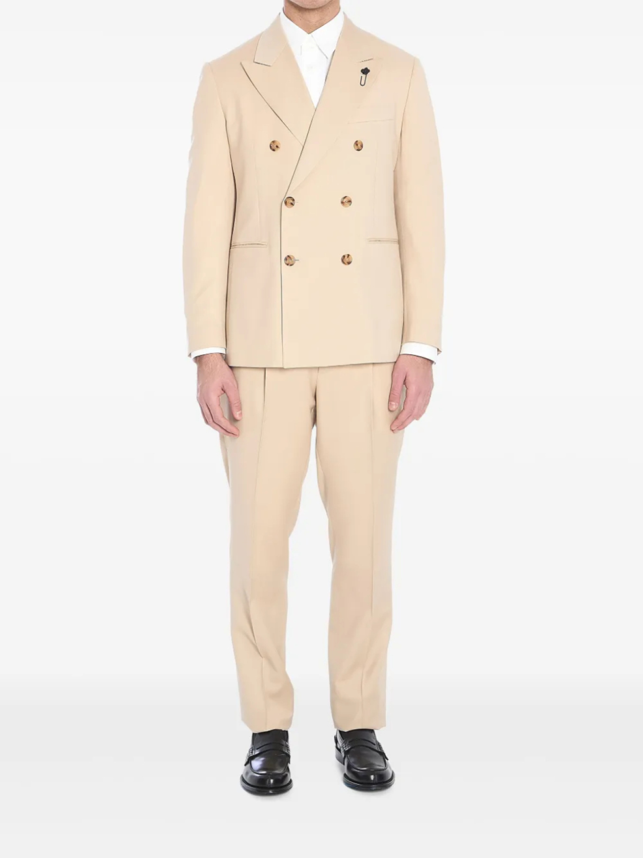 

Двубортный костюм Lardini, нейтральный