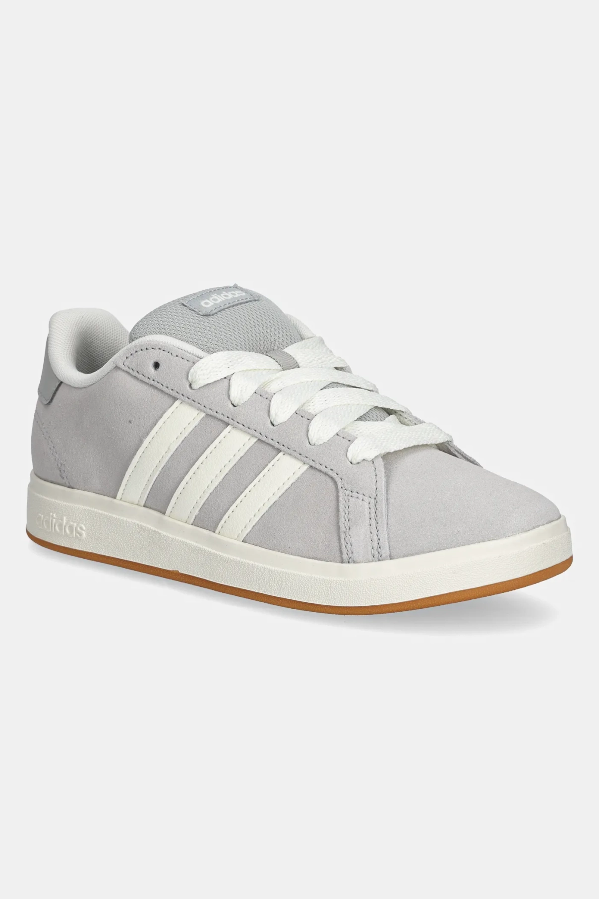 

Детские замшевые кроссовки GRAND COURT 00s adidas, серый