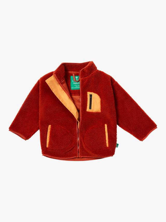 

Детская флисовая куртка с молнией Little Green Radicals