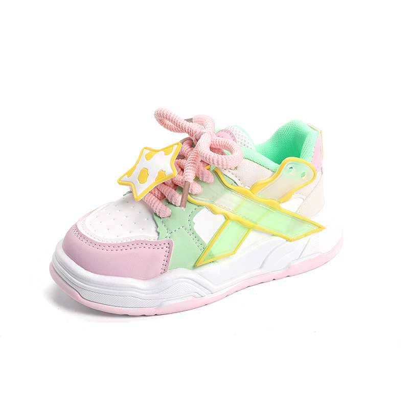 

Антискользящие износостойкие детские скейтерские кроссовки Mismatched Kids KINDDOG, S-621 (Mismatched-Impression Style)