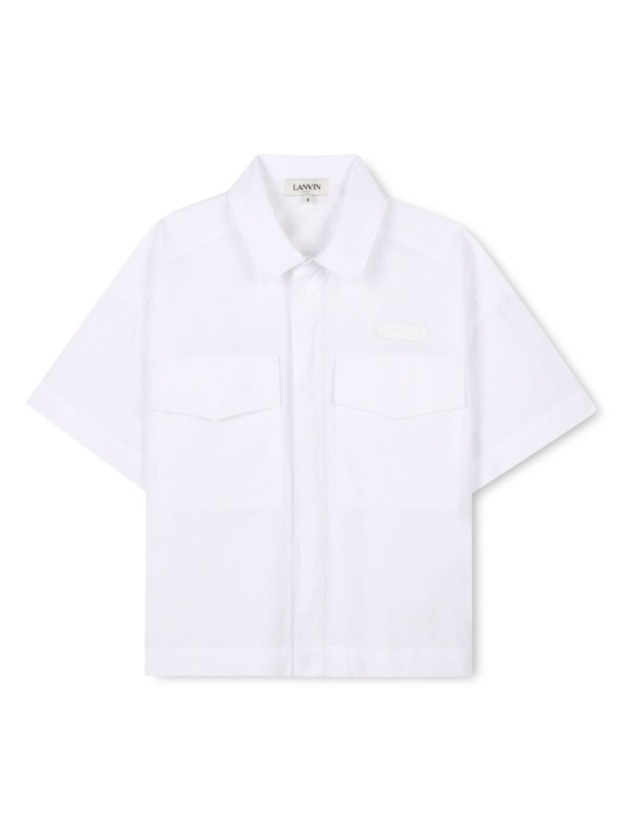 

Lanvin Enfant рубашка из органического хлопка, белый