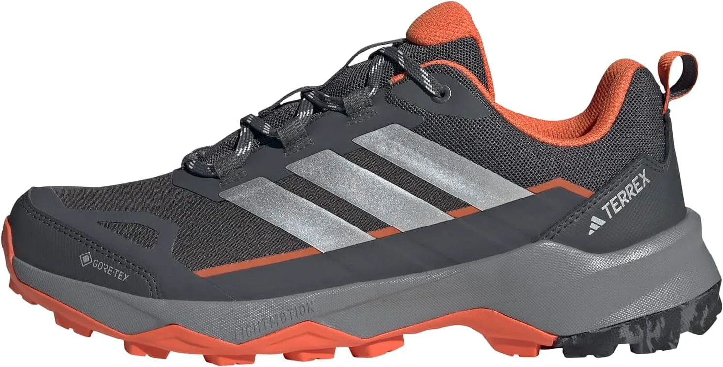 Мужские походные кроссовки Adidas Terrex Skychaser Ax5 Gore-Tex, серый/металлик/оранжевый
