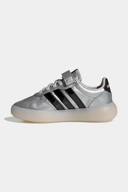 Кроссовки детские Barreda Decode Adidas, серебряный — фото 4