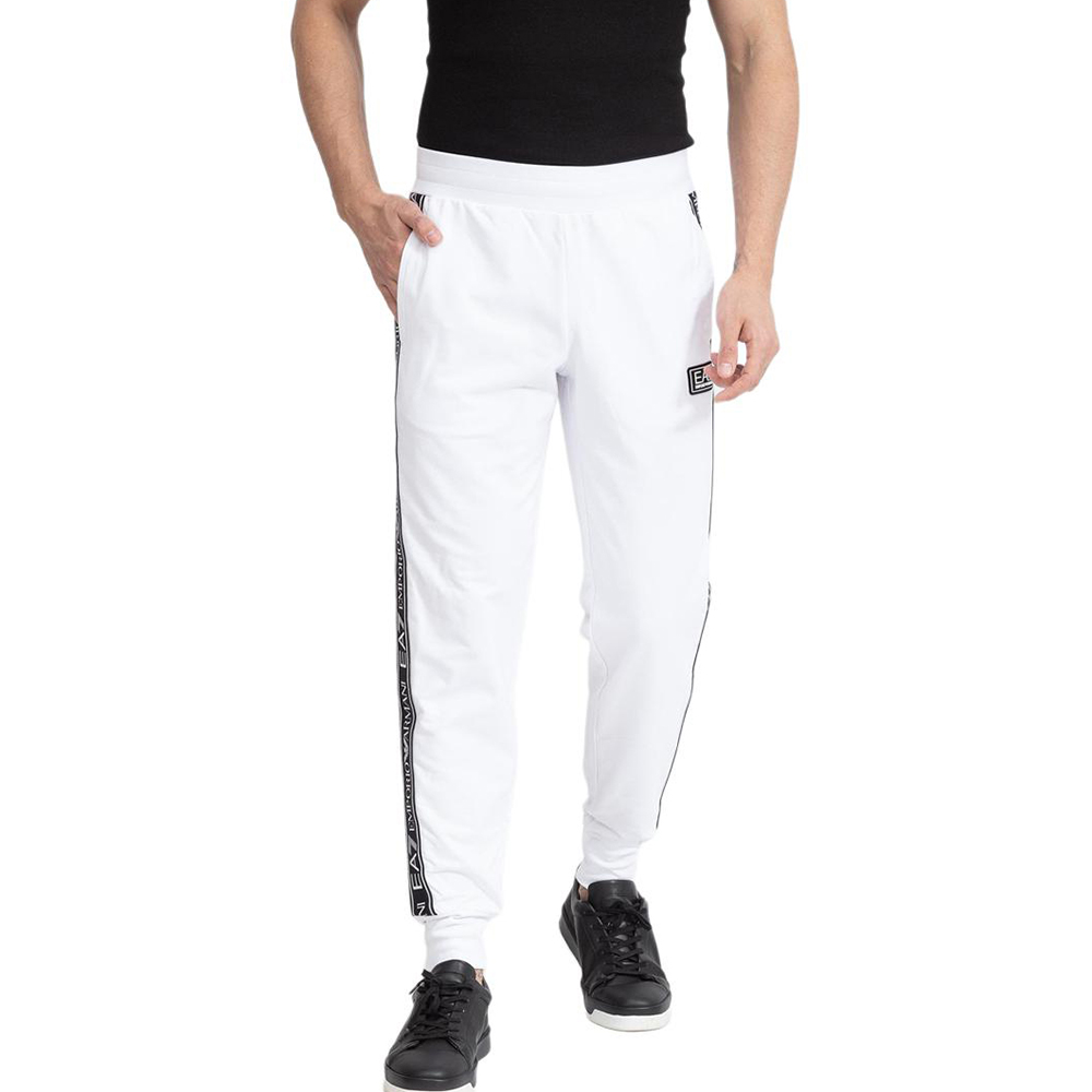 

Брюки повседневные мужские белые EA7 SS24 EMPORIO ARMANI