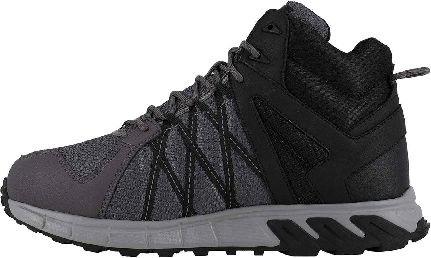 Мужские кроссовки Reebok Trailgrip с защитным металлическим носком, черный/серый — фото 3