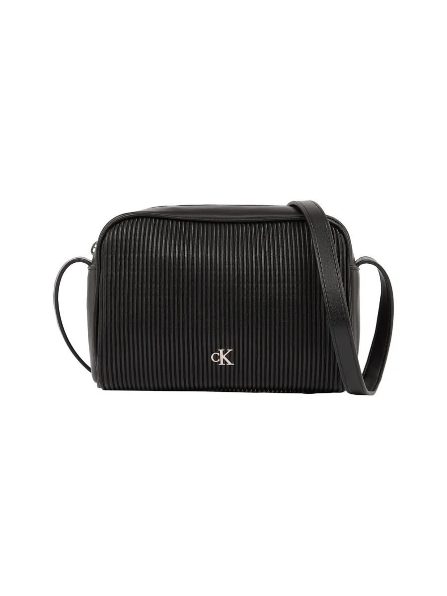 

Сумка через плечо Calvin Klein Jeans "RIB CAMERA BAG18 PU", черный