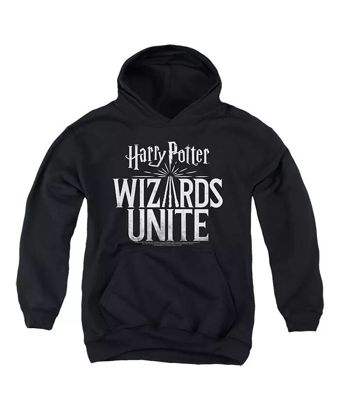 

Мальчики Wizards Unite Молодежь Wizards Unite Логотип Толстовка с капюшоном / Толстовка с капюшоном Harry Potter, черный