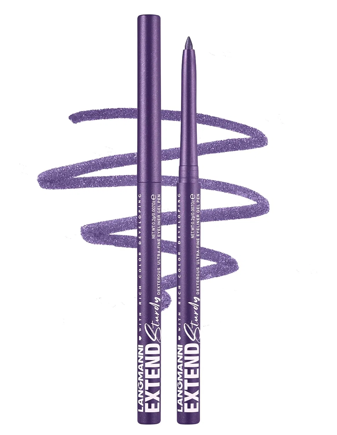 Матовый фиолетовый водостойкий карандаш для глаз Erinde Erinde, #06 Purple