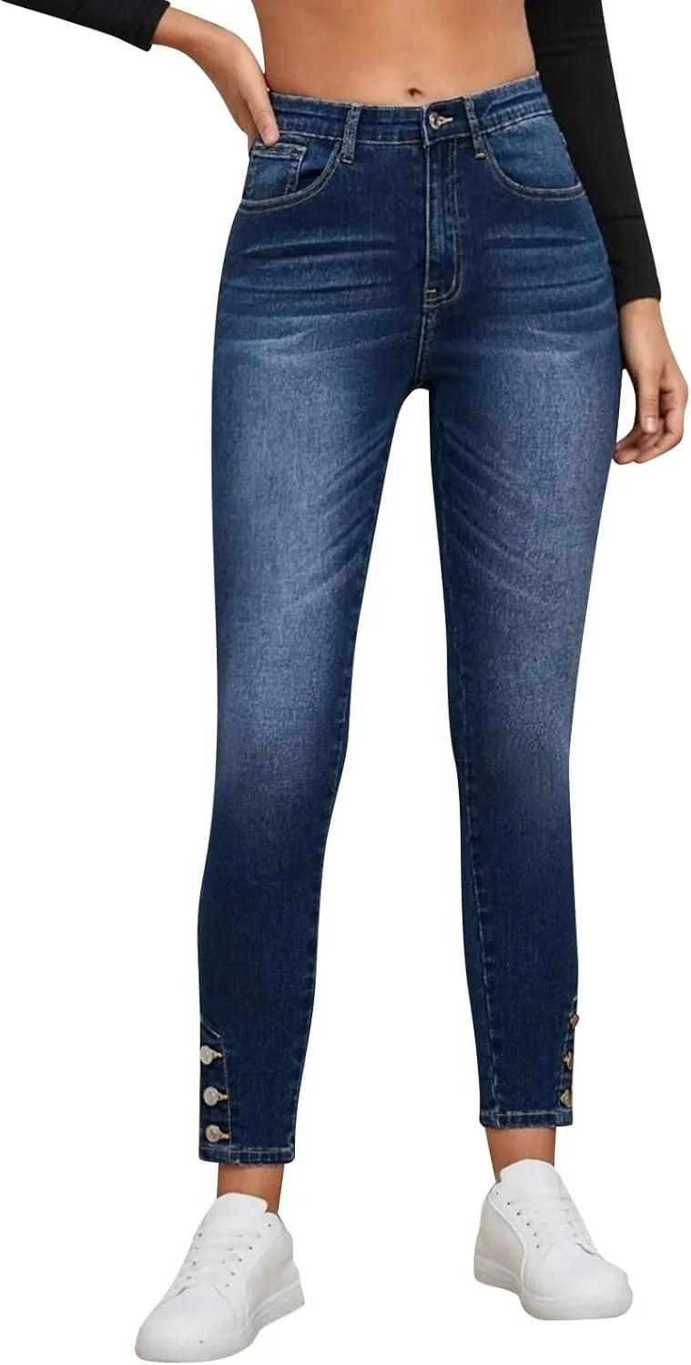 

Женские джинсы-леггинсы Curvy High Waist с карманами