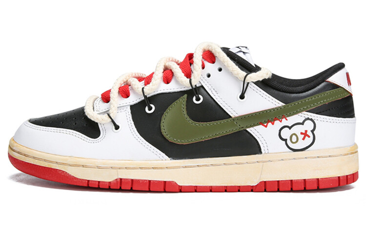 

Мужские кроссовки для скейтбординга Nike Dunk, Black green/red