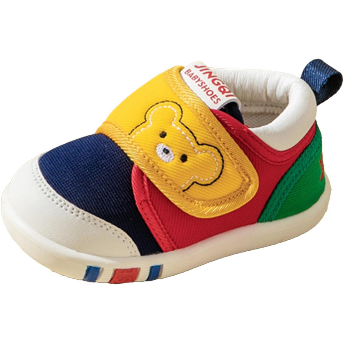 

Износостойкие противоскользящие низкие детские ботинки для малышей JINGQI, Kashi желтый