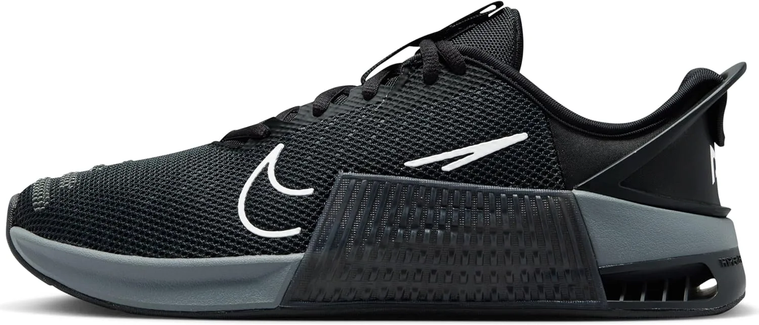 Мужские беговые кроссовки Nike Metcon 9 EasyOn Easy Off DZ2615, белый/черный/серый