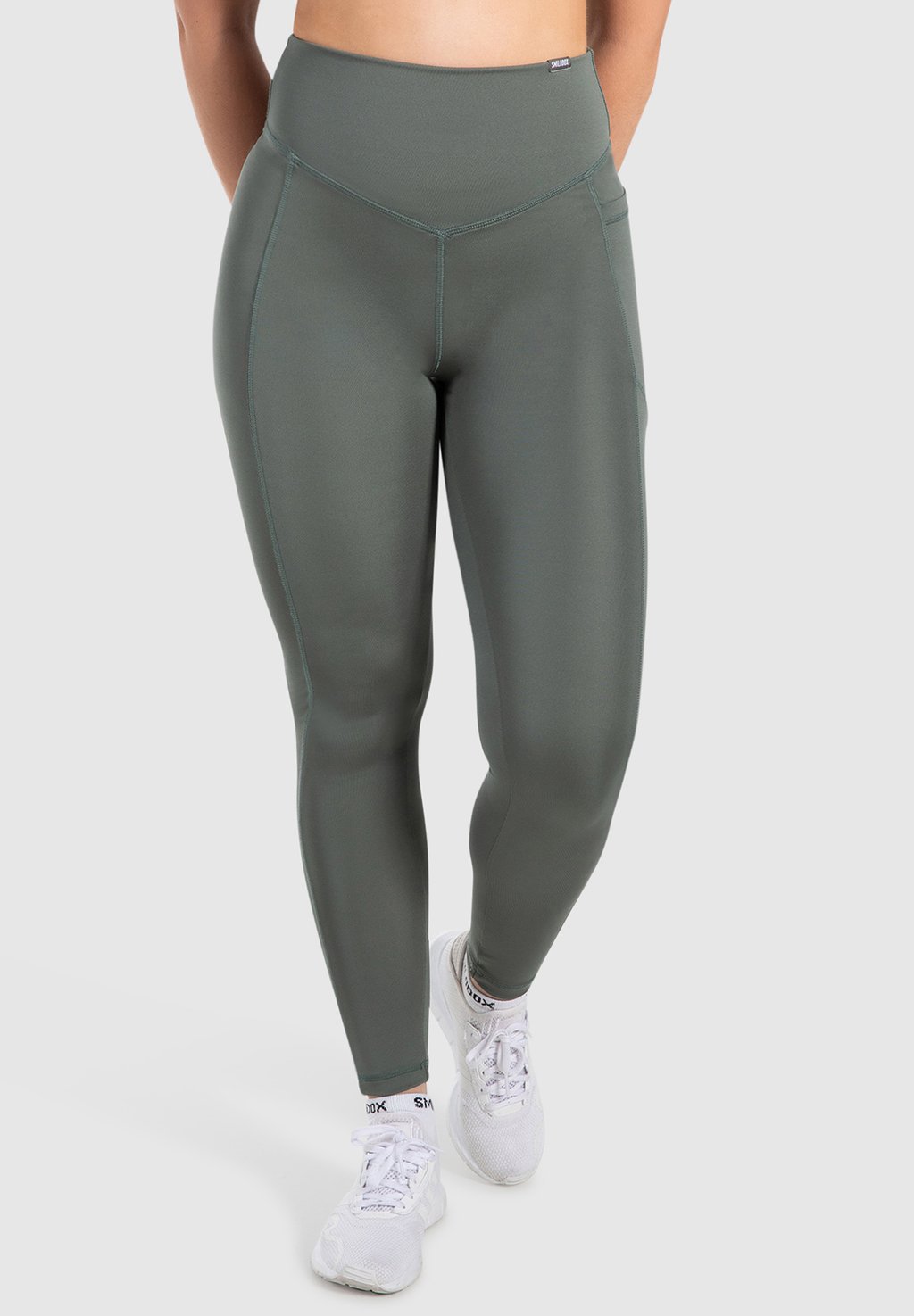 

Леггинсы SOFTFEEL LETICIA LEGGINGS WITH POCKETS Smilodox, зеленый