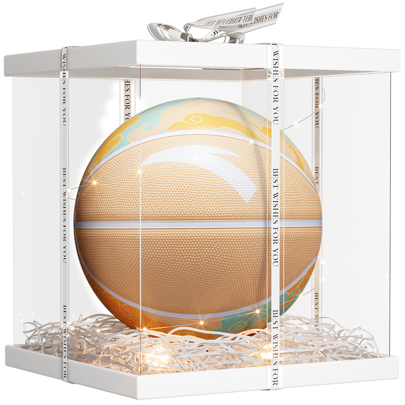 

ANTA Китайский резиновый баскетбольный мяч orange yellow размер 5/7 тренировочный соревновательный unisex