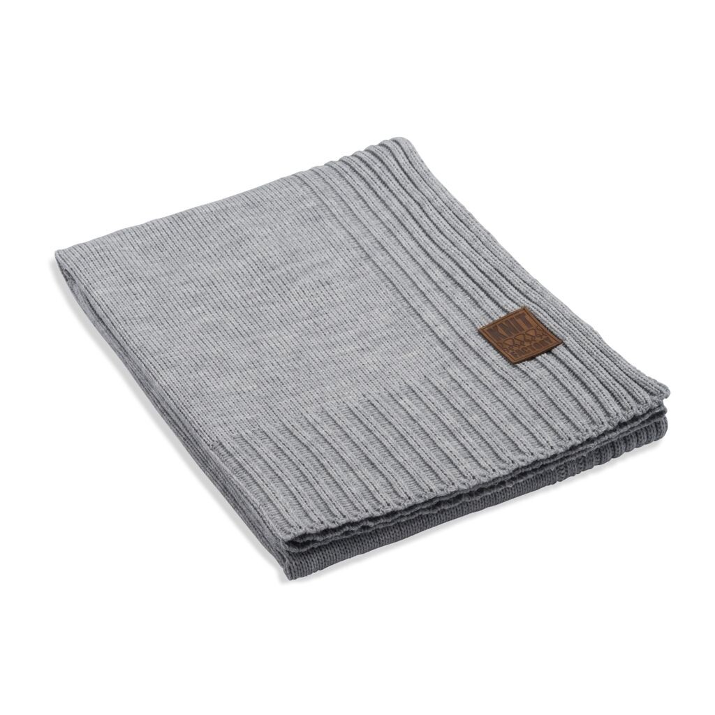 

Плед Knit Factory Uni - Серый - 160x130 см
