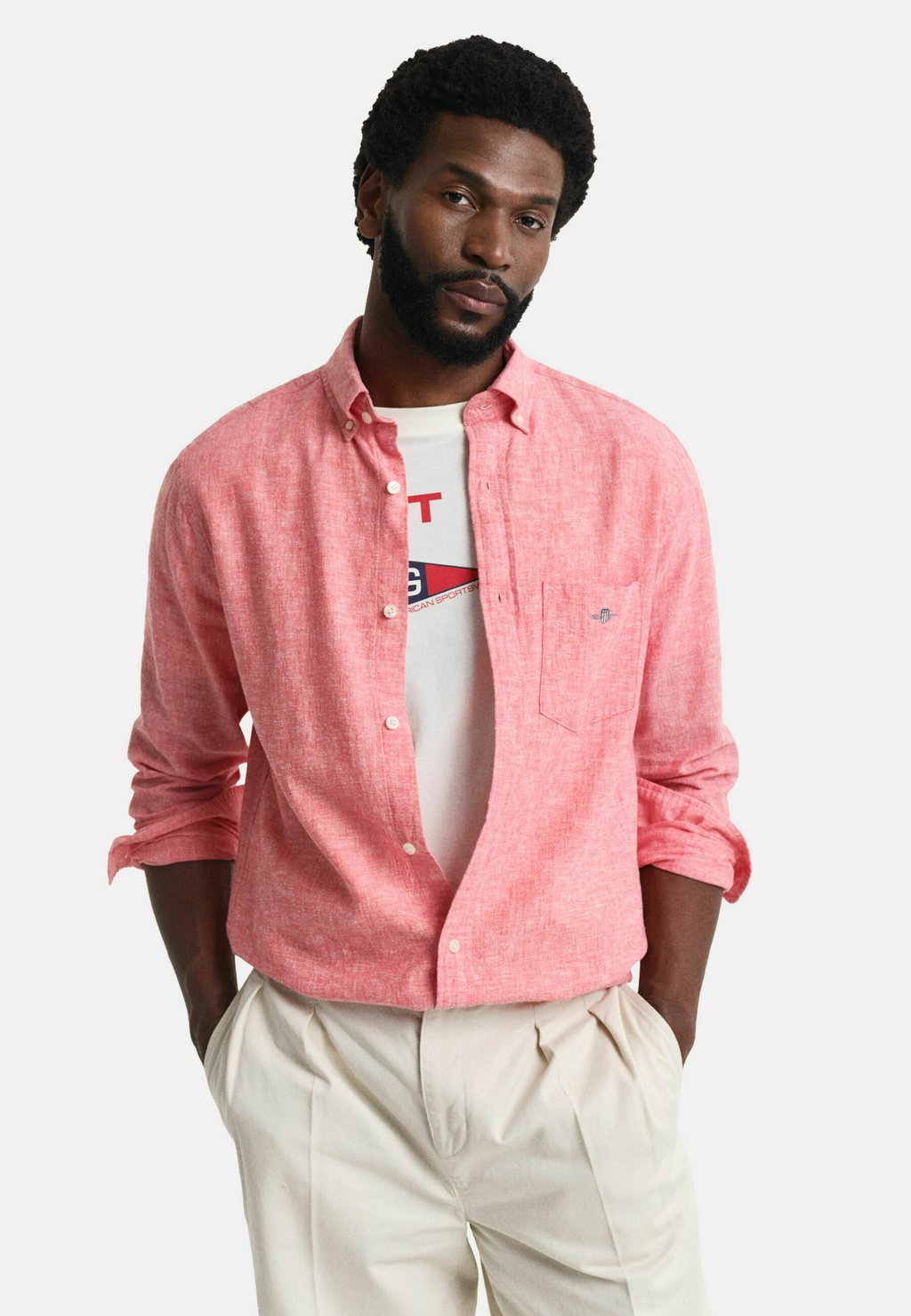 

Рубашка REGULAR FIT GANT, красный