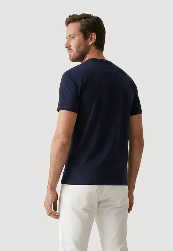 Mickbasic us43 154015 базовая футболка U.S. Polo Assn., Blue — фото 3