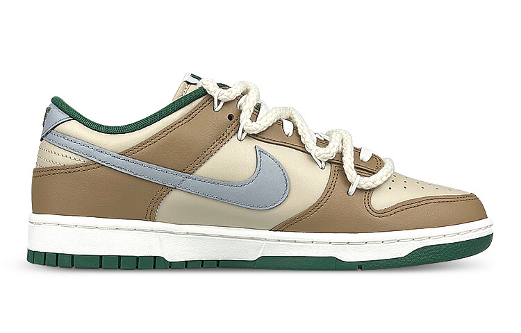 

Кроссовки Nike Dunk Skateboard Shoes Unisex Low-Top White Brown/Gray