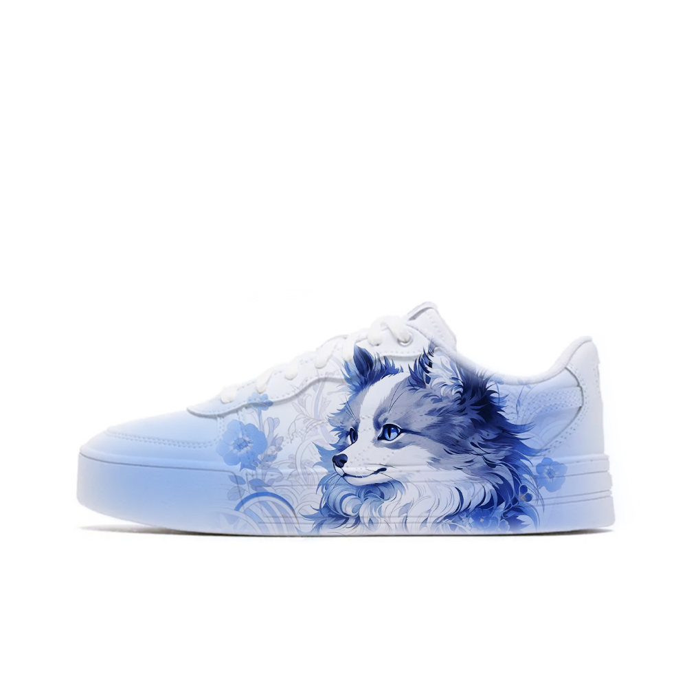 

Кроссовки Puma Skye Skateboarding Shoes Women's Low-top White/Blue, белый/синий