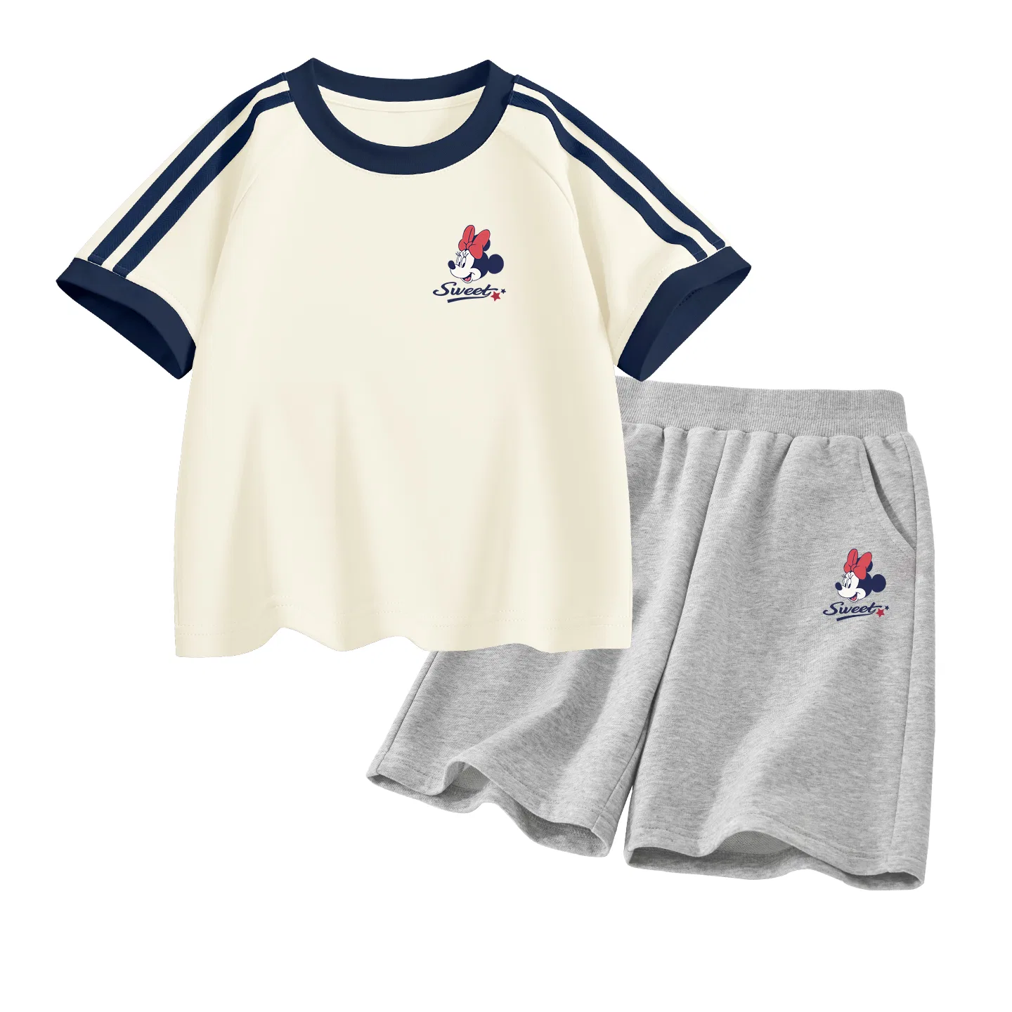 Детский спортивный костюм Casual Sportswear 2 Piece Set Disney, Di Sweet Knot K Almond White+Di Sweet Knot K Gray