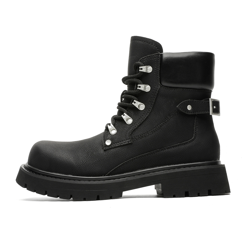 

Мужские короткие ботинки Martin Get Cool, высота 5 см Dounkol, Black