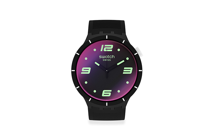 

SWATCH Часы Unisex 47mm Black Watch SO27B119