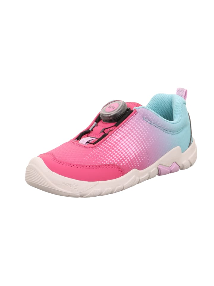 

Кроссовки на шнуровке superfit, цвет pink/lila