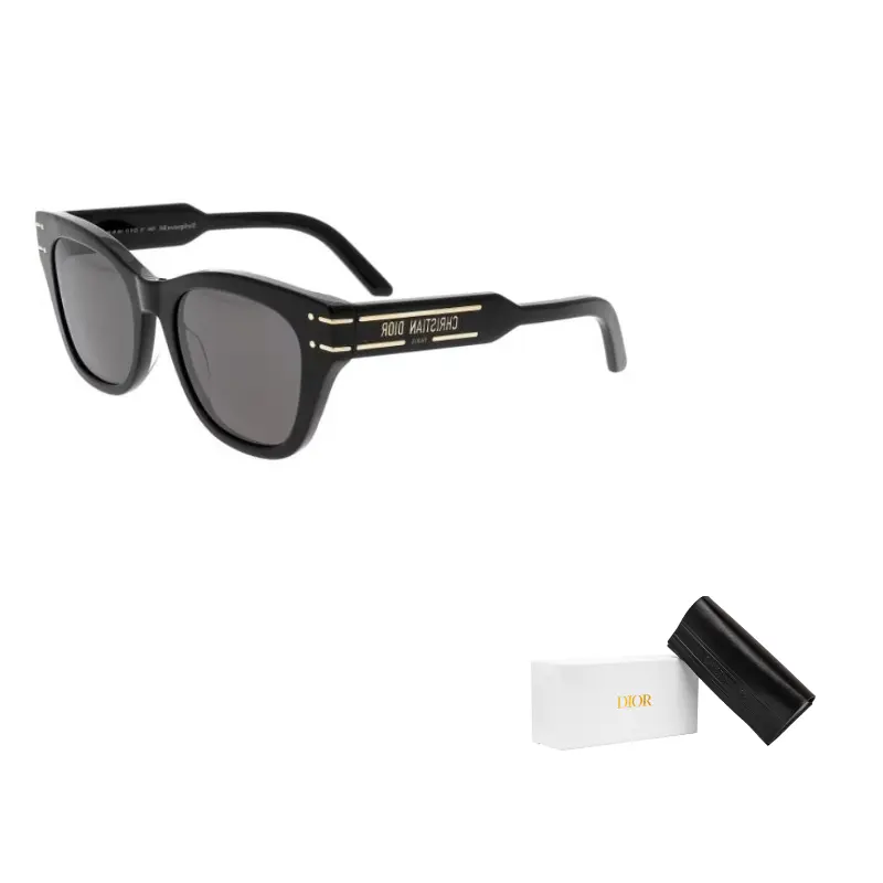 

DIOR Мужские солнцезащитные очки Cat Eye черные, Black