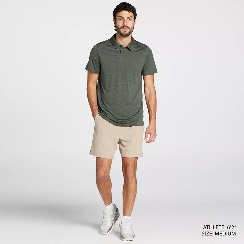 

Мужская футболка-поло DSG Movement, цвет Muted Olive Heather