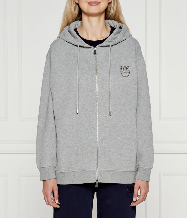 

Утепленный свитер Regular fit Pinko, серый