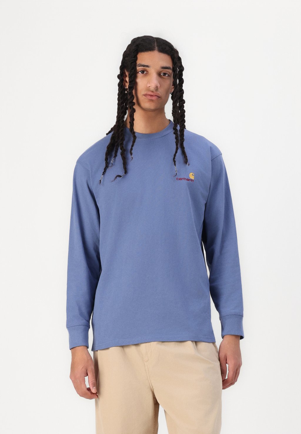 

Топ с длинными рукавами AMERICAN SCRIPT Carhartt WIP, синий